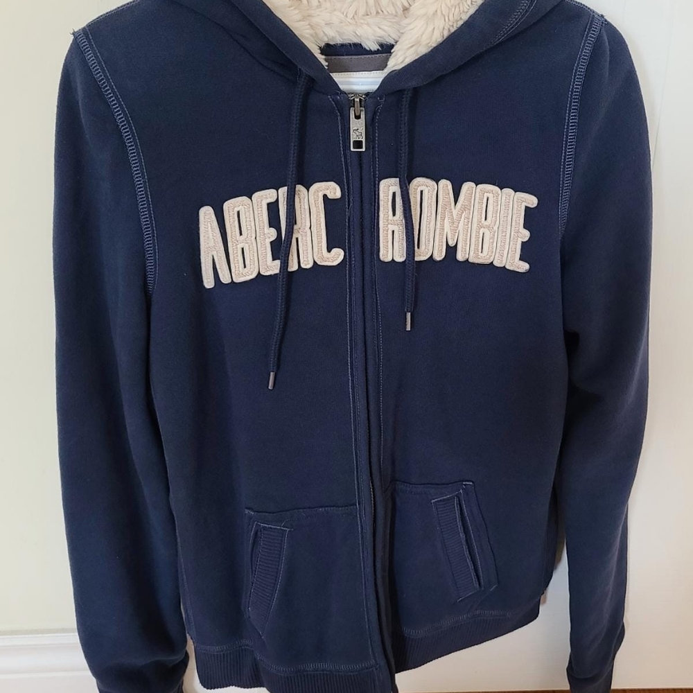 Abercrombie & Fitch Sherpa-Lined Zip Hoodie - XL